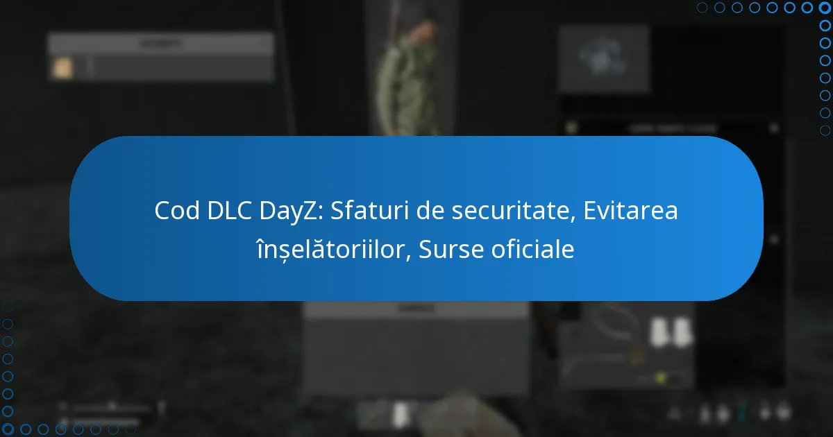Cod DLC DayZ: Sfaturi de securitate, Evitarea înșelătoriilor, Surse oficiale