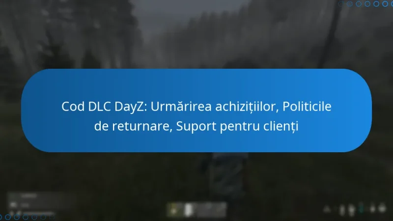 Cod DLC DayZ: Urmărirea achizițiilor, Politicile de returnare, Suport pentru clienți